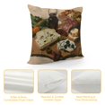 thumbnail image 4 of Orinice Dog Graphic Decorative Cushion Pillow Cover for Home Couch Living Room Bed Sofa - Durable Cotton Linen Fabric - 1PC Pack Size - Versatile Indoor/Outdoor Use 24x24in, 4 of 5