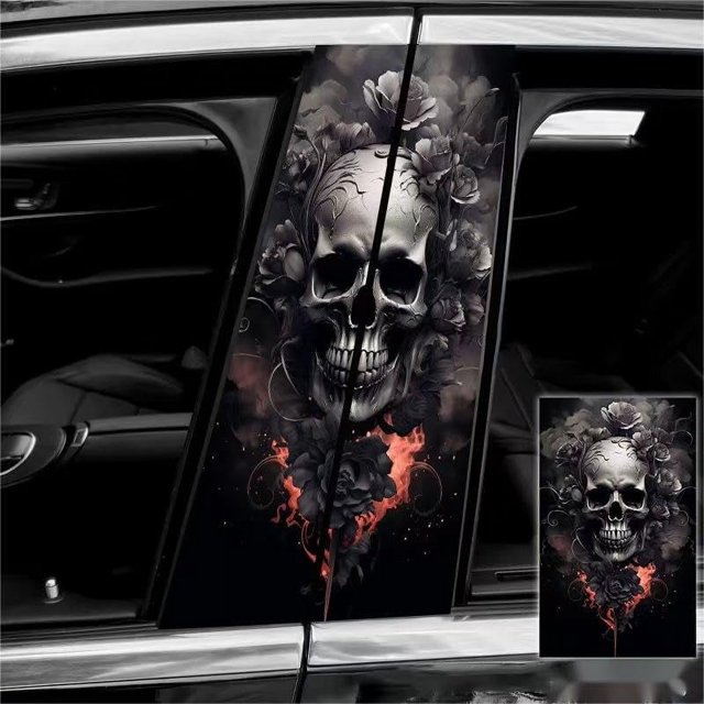 Car Car Stickers Pillar Decal Car Centre Post Sticker B Pillar Personalized Door Post Decal (2pcs)