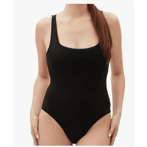 Gap GapBody Women's Logo Comfort Thong Bodysuit, True Black Large