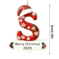 thumbnail image 3 of Christmas Tree Decorations 26 Letters Christmas Tree Decoration Pendant Christmas Tree Ornaments Diy Christmas Ornaments Christmas Decoration Xmas Tree Hanging Decor Christmas Tree Lights, 3 of 9