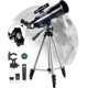 thumbnail image 1 of ESSLNB Telescopio para adultos 700X70 mm con oculares K4/10/20 Telescopios 525X para niños y principiantes Telescopio refractor de imagen erecta con trípode de acero inoxidable Soporte para teléfono y, 1 of 4