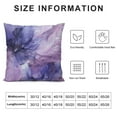 thumbnail image 5 of Shangniulu Watercolor marble pillowcase gradient purple blue artistic design pillowcase decoration pillowcase suitable for home sofas, office 18x18 inches, 5 of 5