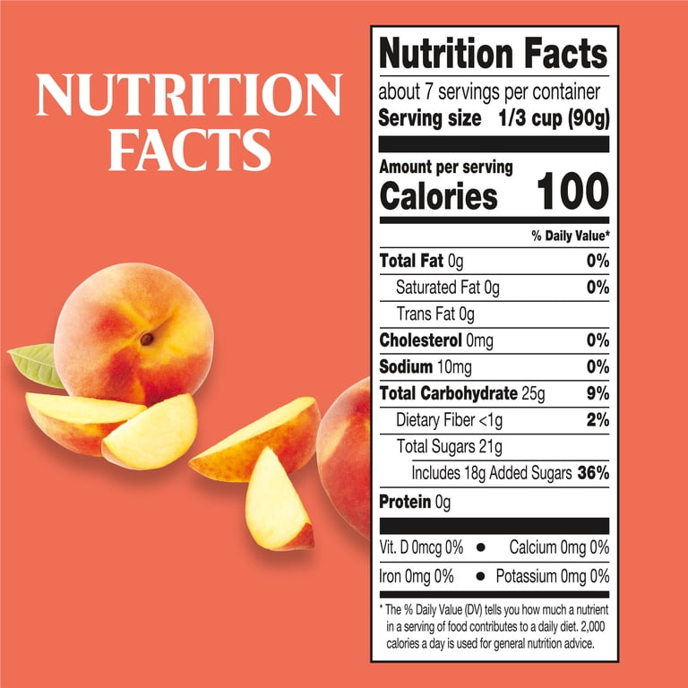 4 pack) Duncan Hines Comstock, Peach Pie Filling and Topping