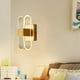 thumbnail image 4 of Aplique de Pared Moderno, Apliques de Pared Regulables, Luz Acrílica Dorada, Lámparas Montadas en La Pared Del Pasillo para Dormitorio, Pasillo, Sala , Líneas de oro Líneas de onda de oro, 4 of 8