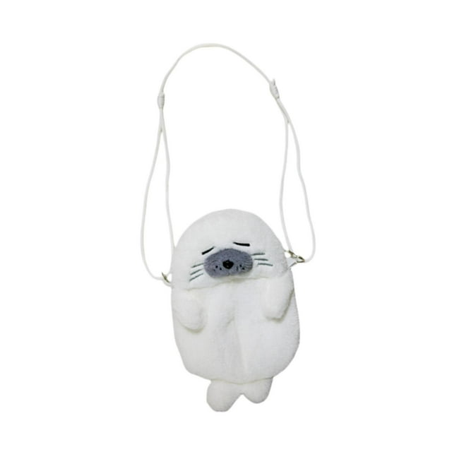 Bolso bandolera de peluche , divertido, con dibujos animados para exteriores, fiestas, para mujeres y niñas.