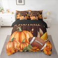 thumbnail image 2 of Castle Fairy Autumn Pumpkin 7-Piece Bedding Comforter Set for Teens Women Men,Sport Football King Bedding Sets,Fall Harvest Ultra Soft Bed Sheets,Super Cozy Room Decor, 2 of 8