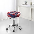 thumbnail image 6 of KLL American Stars2 Round Bar Chair Cushion Cover 14 inch ,Bar Stool Protector with Elastic, Soft Washable, 6 of 6
