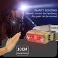 thumbnail image 5 of Hadanceo Outdoor Sensor Headlight Super Bright Waterproof USB Rechargeable Adjustable Breathable Headband Lightweight Night Fishing Running XPE COB Lamp, 5 of 8