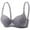Gray, variant on Push Up Low Back Bra, Seamless Support Bras for Women,Solid Color Sexy Bra, Comfort Foam Lightly Lined Underwear