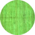thumbnail image 1 of Ahgly Company Indoor Round Oriental Green Modern Area Rugs, 7' Round, 1 of 4