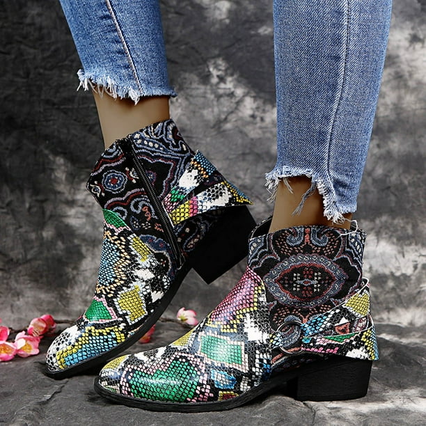 Women's snake hotsell boots walmart