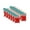 Red, variant on Charles Leonard Pom-Poms 1", Assorted Colors, 50 Per Pack, 12 Packs