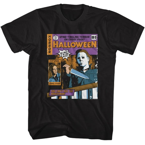 Halloween Spine-Tingling Horror Comic Men's T Shirt