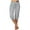 Z04-Grey, variant on Bmisegm Womens Solid Pants with Pocket Elastic Casual Pants Pocket Capris Pants for Women GY1 XXL