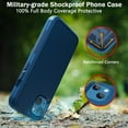 thumbnail image 3 of NIFFPD iPhone 14 Plus Case with Screen Protector, Heavy Duty Hard Shockproof Phone Case for iPhone 14 Plus 6.7" Nave, 3 of 6