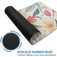 thumbnail image 6 of Long Mouse Pads for Desk,Pioneer Flower Floral Print Pattern Desk Mats on Top Of Desks, Desk Mouse Pad Extra Large with 3mm Non-Slip Base and Stitched Edge for Gaming,Office,Work,Home 31.5"x11.8", 6 of 6