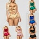 thumbnail image 4 of Women Nightwear Lingerie Sleepwear Underwear Crop Tops Shorts Pajamas Set, 4 of 8