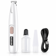 ABPETE Pet Micro Precision Trimmer, 2025 New Multifunctional Pet Hair Clippers for Grooming with LED Light, Waterproof Electric Rechargeable Pet Paw Trimmer for Pet Paws Eyes Ears Face and Rump (1)