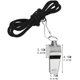 thumbnail image 4 of dgaf&bae Premium Whistle Whistle acero inoxidable árbitro silbato para niños, profesores y árbitros - Práctico silbato de señal con collar incluido Ormromra LKX-1355, 4 of 8