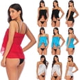 thumbnail image 2 of Women Bathing Skirt Bikini Beachwear Chiffon Wrap Cover Up Summer Beach Dress, 2 of 7