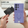 thumbnail image 6 of CQCYD under $5 S25Ultra Protective Case, Samsung S25 Ultra Phone Case, Sliding Camera Lens Cover Case, Military Grade Shockproof Case, Magnetic Stand Wallet Card Case, 6 of 7