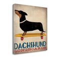 thumbnail image 2 of Tangletown Fine Art 'Dachshund Longboards' Graphic Art Print on Wrapped Canvas, 2 of 2