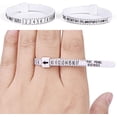 thumbnail image 2 of Men Women Ring Sizer Measuring Set Ring Sizer Official UK/US Finger Measure Gauge Jewelry Accessories US, 2 of 4