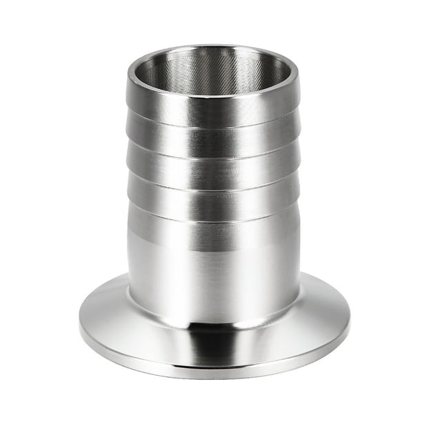 Adaptador de Manguera con Abrazadera, Brida de 1.988" a Conector de Manguera de 1-1/4"