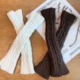 thumbnail image 2 of Gants Longs Sans Doigts pour Femmes Hiver Punk Chaud Tricoté Demi-Bras, 2 of 8