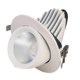 thumbnail image 2 of Fashion LED 360 Degree Angle Ceiling Lamp Rotating Spotlights for Hotel Clothes Store (White Shell, White Light, 12W), 2 of 2