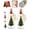 2pcs-a, variant on Recordable Christmas Tree Message in a Glass Bottle Ornament 8 in Voice Recording Keepsake Giftcordable Sentimental Gift Holiday Sound Audio Souvenir Meaningful Special Decorative Home