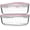 Pink, variant on 4 PC 1860ml / 63 Oz / 8 Cups Large Glass Food Storage Containers with Lids - Glass Meal Prep Containers for Roasting & Storing Leftover, Lunch Container with Lids, Microwave & Oven Safe