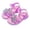 Purple, variant on Purcolt Girls Sparkly Butterfly Sandals, Rhinestone & Pearls Open Toe Wedding Party Dress Shoes for Toddler Little Kids Big Kids