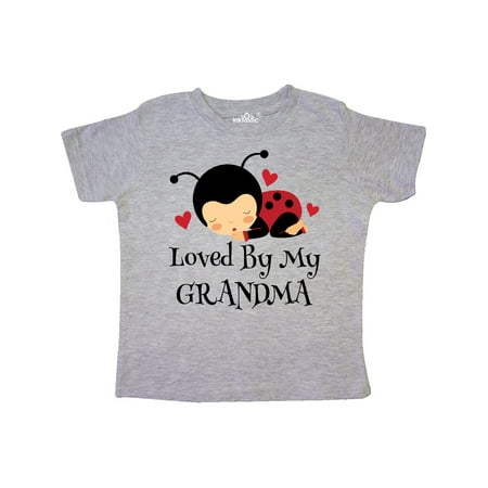 

Inktastic Loved By Grandma ladybug Gift Toddler Boy or Toddler Girl T-Shirt