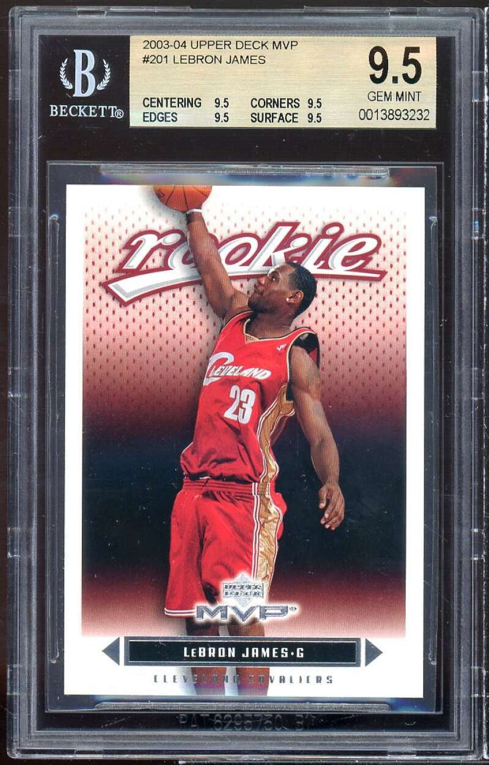 【445】 NBA カード LeBron James LeBron James 2008-08 Upper Deck MVP #28 NBA HOF CHAMPION