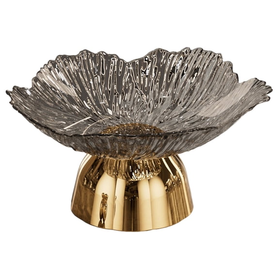 Decorative Pedestal Bowl, High Footed Display Stand for Fruits Desserts, Modern Serving Tray for Home Table Centerpiece, B, 1PC