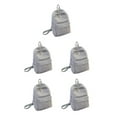 thumbnail image 2 of Thinsony Sac d'École Spacieux pour Femmes Durable et à la Mode Sac à Dos d'École Robuste Gris Pâle 5Ensemble, 2 of 6