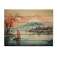 thumbnail image 3 of Designart "The Iconic Wave Masterpiece from Kanagawa I" Landscapes Print on Natural Pine Wood, 3 of 5
