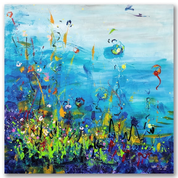 Fleur de Mer Gallery-Wrapped Canvas Wall Art