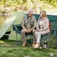 thumbnail image 7 of Oversized Heated Camping Loveseat, Extra Padded Chair w/ Battery, Cup Holder, Cooler & Carry Bag for Beach, Lawn, Camping Adventures, 7 of 7