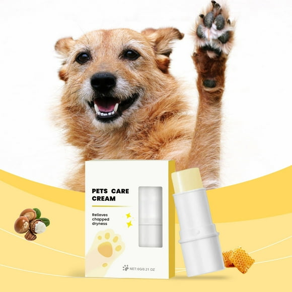 Fiudx Bálsamo para Patas de Perro, Crema Hidratante Natural para Patas, Ungüento Calmness En Barra para La Nariz, Suministros para Mascotas Ideales para Viajes, Cuidado Diario para Perros, Lata de 6
