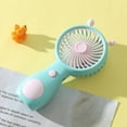 thumbnail image 3 of Cute Snail Charging Fan Handheld Mini Portable USB Charging Handheld Mini Fan Household Outdoor Pocket Compact Fan B, 3 of 8