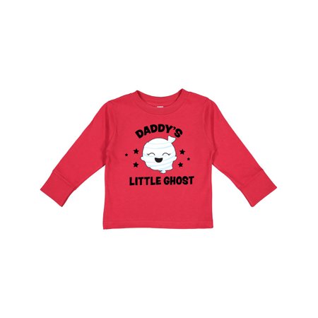 

Inktastic Cute Daddy s Little Ghost with Stars Gift Toddler Toddler Girl Long Sleeve T-Shirt