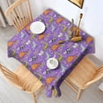 thumbnail image 2 of Halloween Dinosaur Themed Pattern Square Tablecloth,Waterproof Square Table Cover,Wipeable Spillproof Washable Table Cover for Home Kitchen Party Decor 60"x60"(152x152cm), 2 of 5