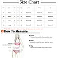thumbnail image 2 of Hrsba 1 Piece Swimsuits Women Solid Color Bikini Inspired with Padded Cups Bathing Suits for Women Summer Beach Wear Swimwear, 2 of 3