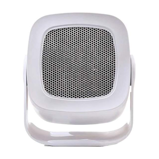 2Gears Strong Heating Portable Mini Desktop PTC Heater Electric Hand Leg Feet Warmer Warm Air Blower Fan For Desktop Use ,Ultimate Temperature Control