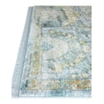 thumbnail image 4 of Unique Loom Baracoa Collection Area Rug - Coppelia (2' x 8' Runner Light Blue/Blue), 4 of 6