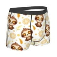 thumbnail image 3 of Haiem Sloth Yoga Men's Boxer Briefs, Every Day Comfort Stretch Cotton Moisture-Wicking Underwear-Small, 3 of 9