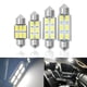 thumbnail image 3 of 4 bombillas LED de 36 mm 5630 SMD para lámpara de cúpula, festón C5W, LED CC de 12 V, color blanco para coche, 3 of 5