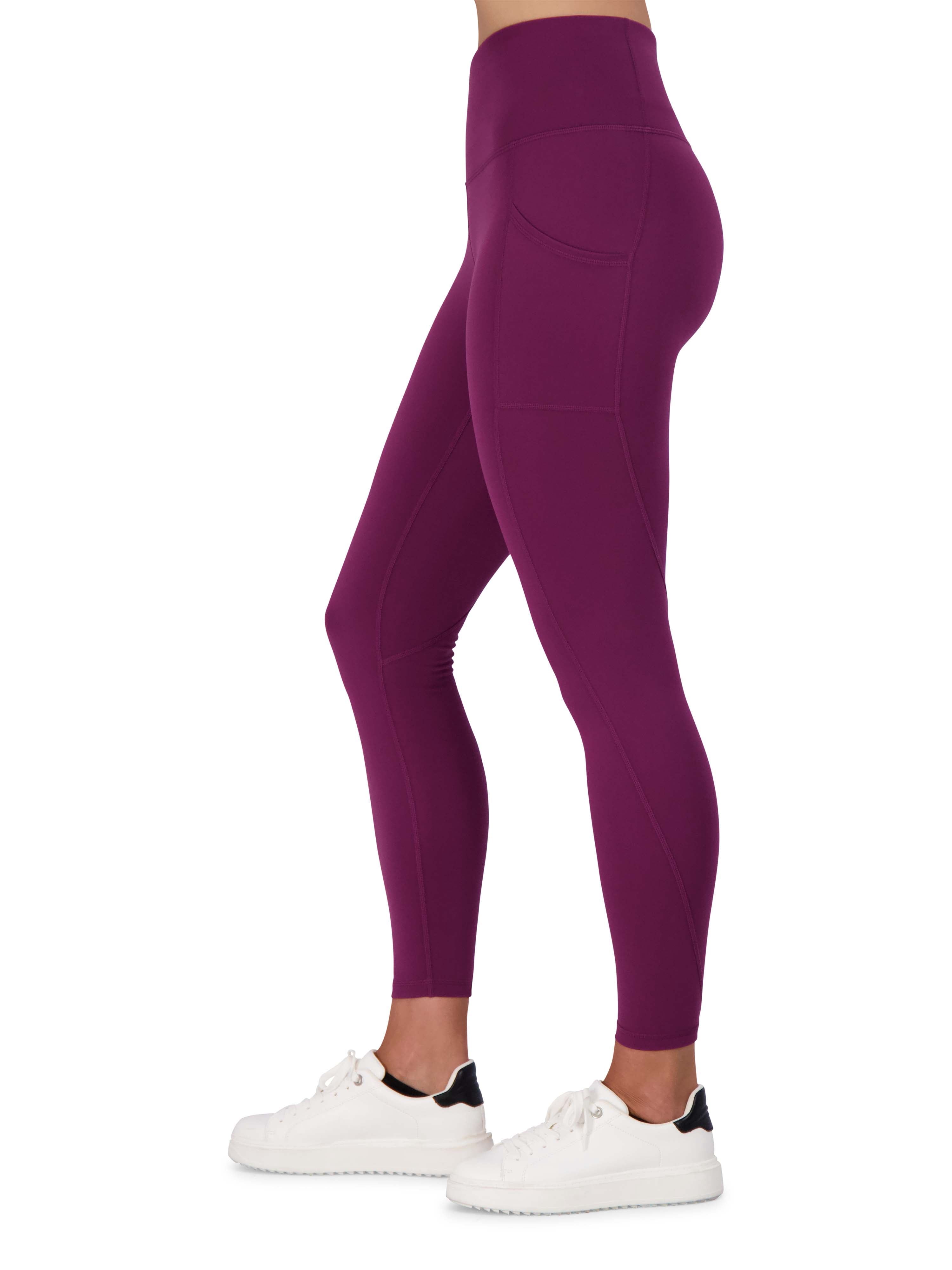 Reebok Women's Everyday Highrise 7/8 Legging with 25" Inseam and Side Pockets